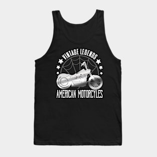 Vintage Legends American Motorcycles Biker Tank Top